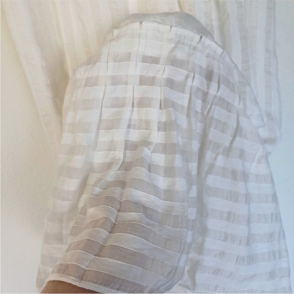 Anthropologie Babydoll Dress V-Neck Ruffled Tiered Cottagecore Flounce Hem Small - Picture 6 of 7